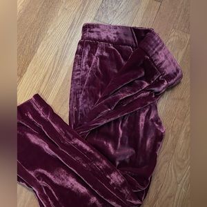 Jcrew velvet pants.